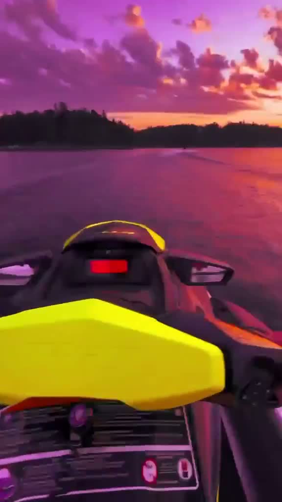 Recorrido en jet ski, video